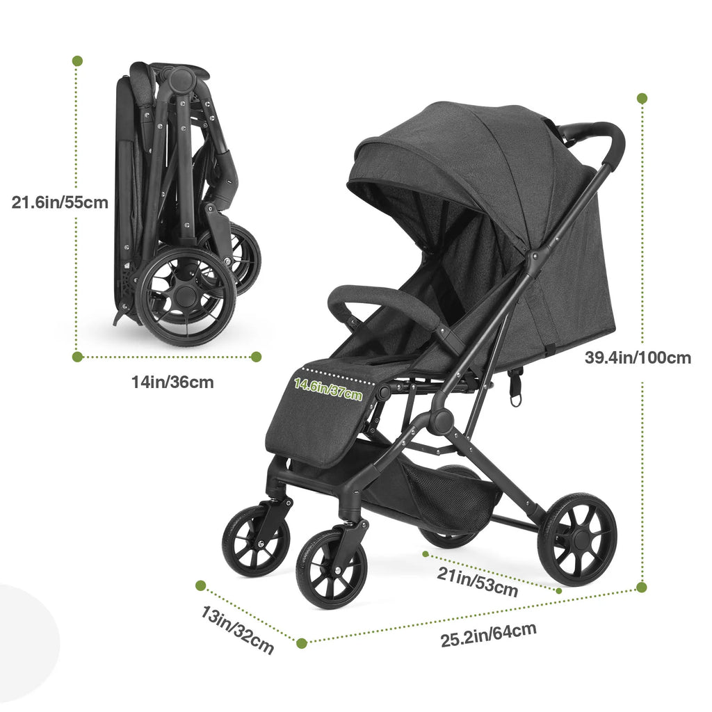 One-Hand Fold Travel Stroller