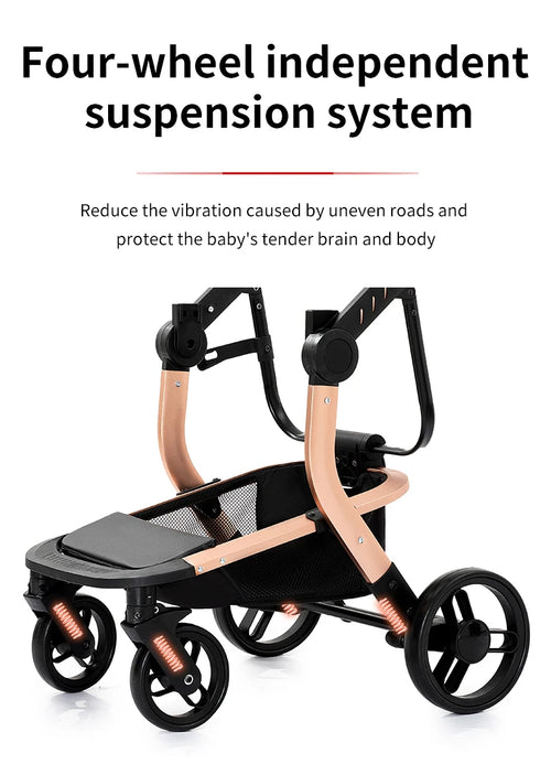 2-in-1 Lightweight Baby Stroller